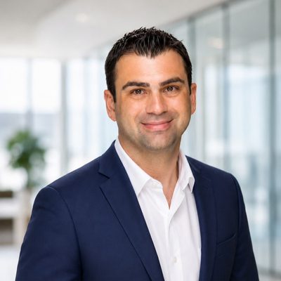 Portrait of Cory Zaner, founder of Hawkcrest Cyber